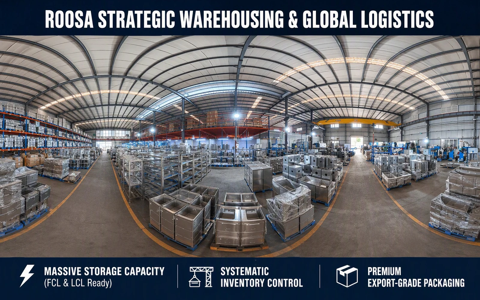 Panoramic Roosa warehousing and logistics presentation