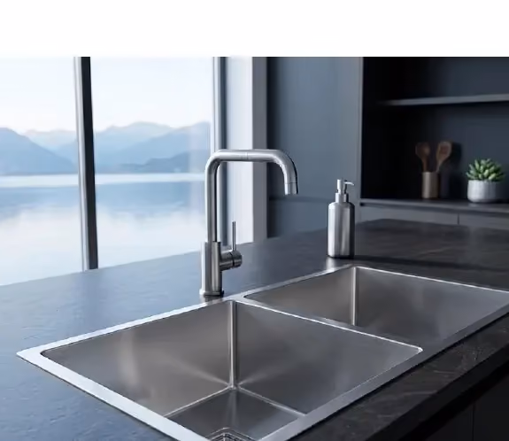 Undermount Double Bowl Sink RS3718D