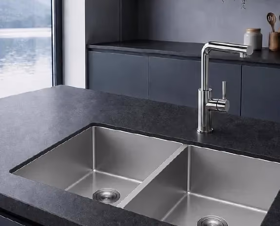 Undermount Double Bowl Sink RS3218D