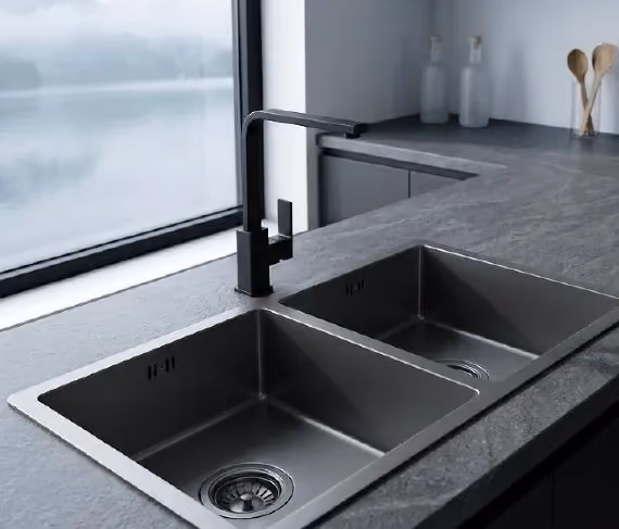 Undermount Double Bowl Sink RS7445D