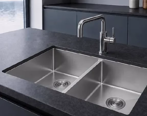 Undermount Double Bowl Sink RS3319D