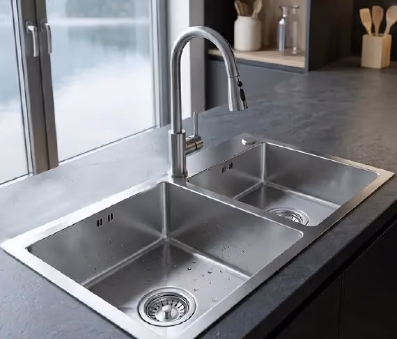 Topmount Double Bowl Sink RST7541D