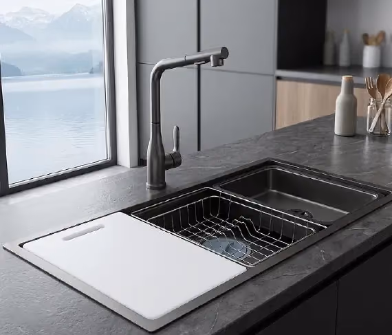 Workstation Single Bowl Sink RSWG7545S
