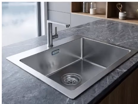 Topmount Single Bowl Sink RST4545S